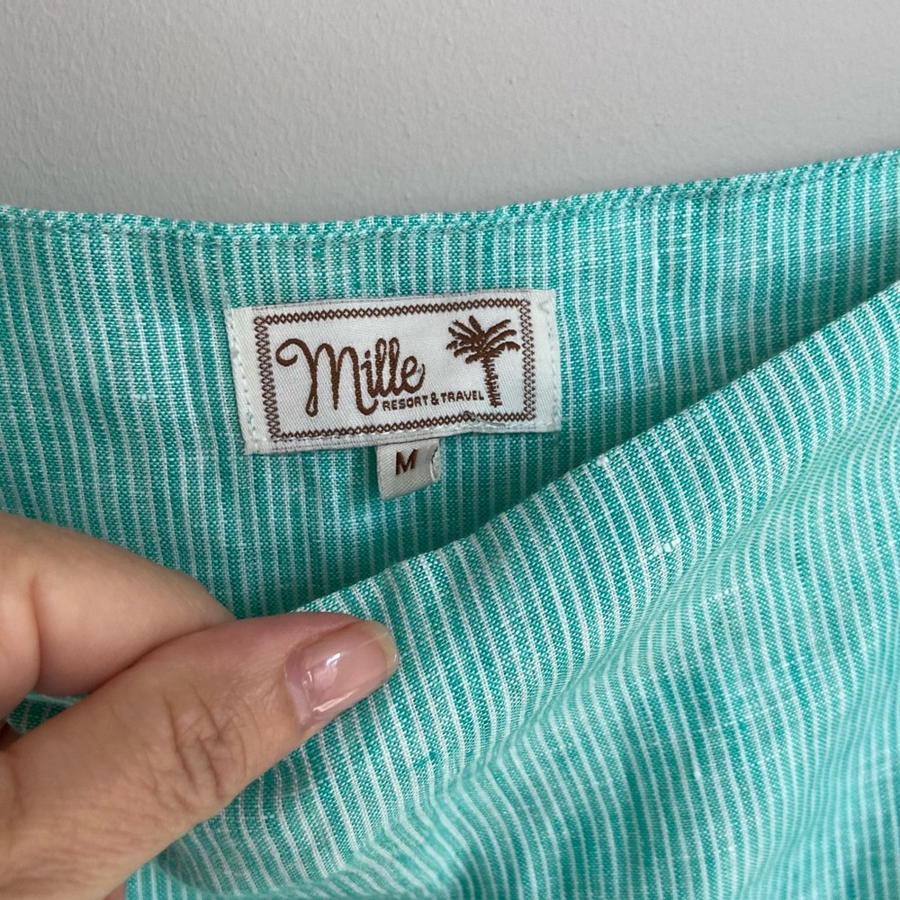 Milly‎ Resort and Travel Linen Dress, ANAIS, size M - Picture 2 of 8